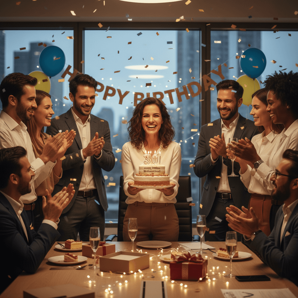 Office Birthday - Sarah